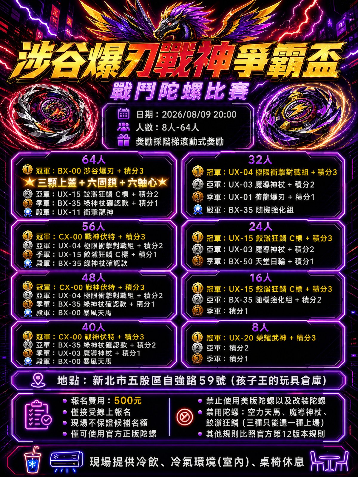 2026/08/09 涉谷爆刃戰神盃